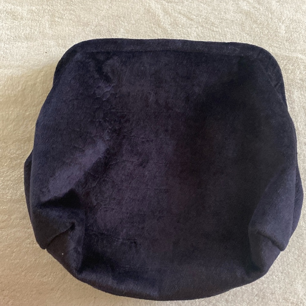 Anthropology blue clutch